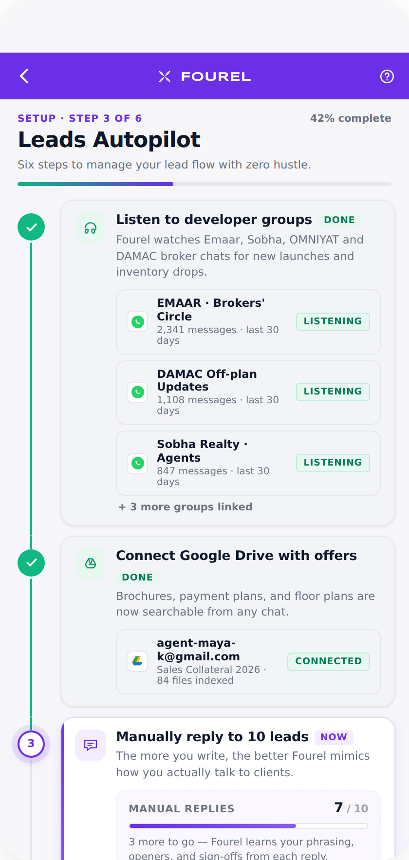 Agentic ads onboarding